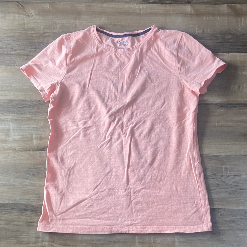 Croft & Barrow Peach Short Sleeve Tee